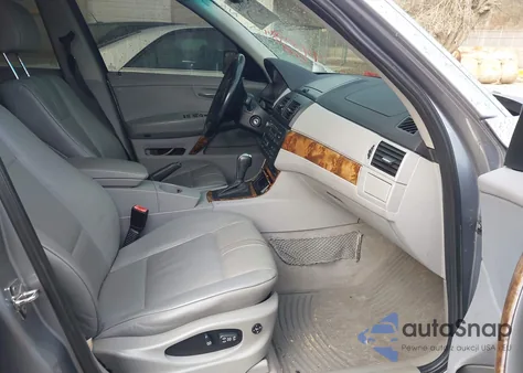 2007 BMW X3 3.0Si from USA, damaged, VIN WBXPC93427WF26443